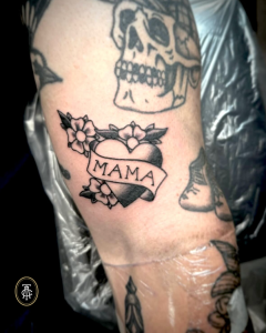 Old school mama traditional tattoo