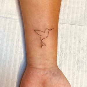 Simple Fine Line Tattoo Soest